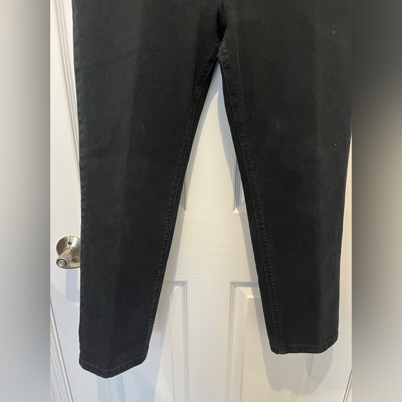 Lauren Ralph Lauren Vintage Black Straight Leg High Waisted Jeans 10 Western 90s - Picture 3 of 8